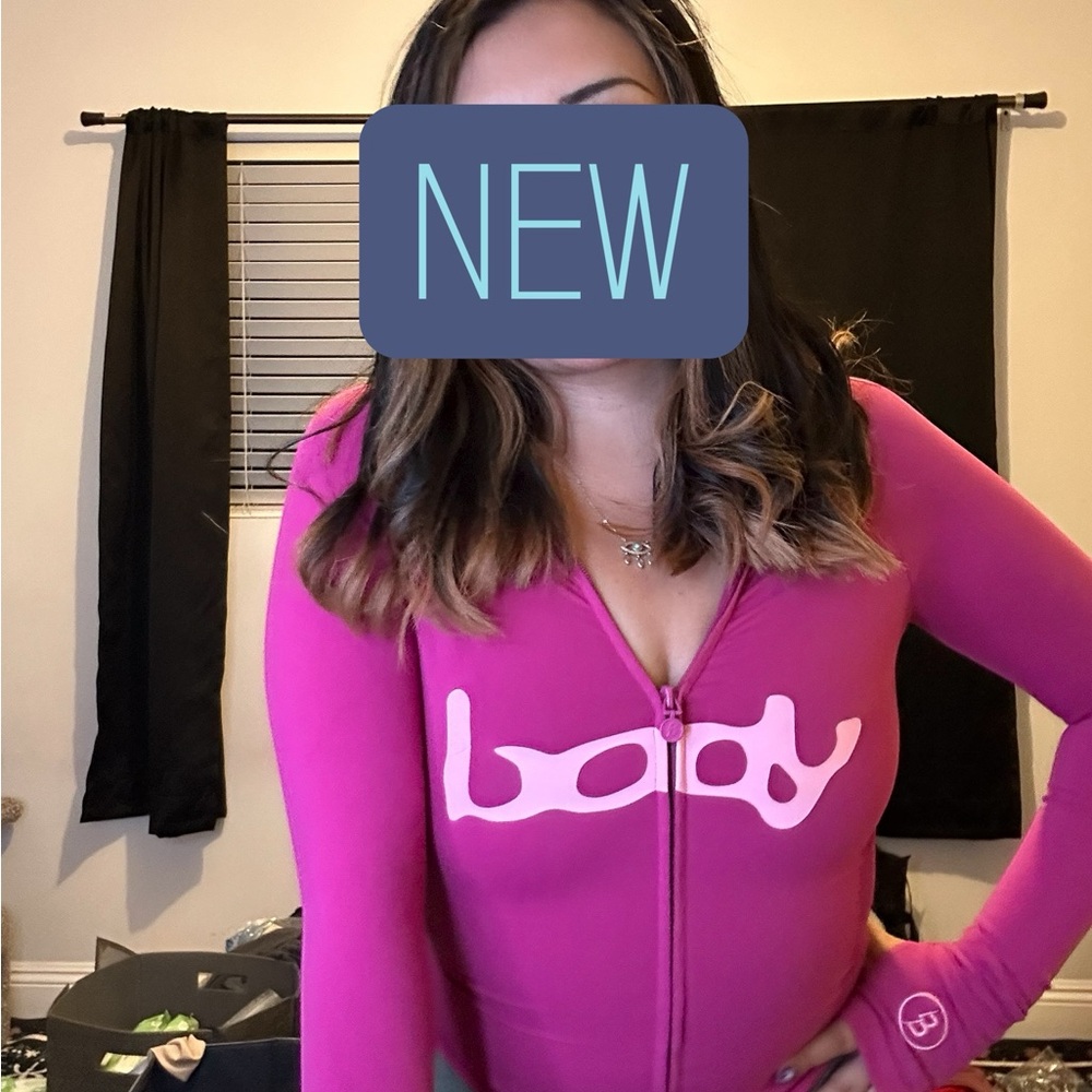 Vibrant Pink Bodysuit for Women - Picture 2 of 2